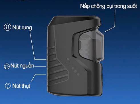 Máy thủ dâm tự động Space Capsule QiaRan rung thụt massage dương vật